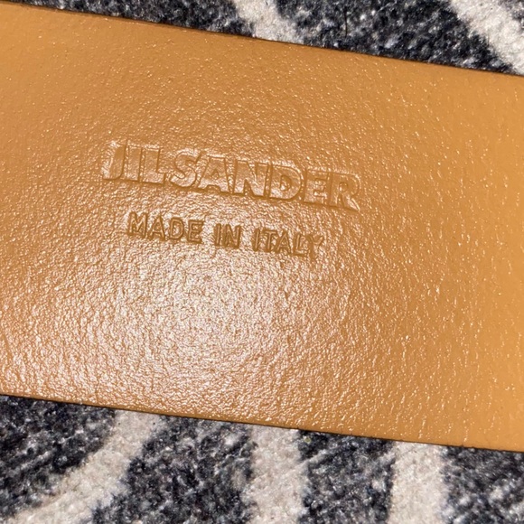 Jill Sander brown classy belt curved shape - Picture 4 of 13